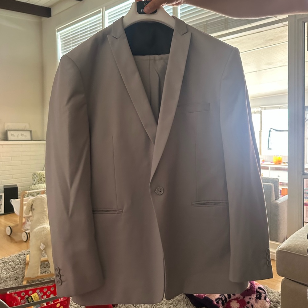 Grey Men’s suit - 38/32 pants and 48R/42R jacket 48R vest